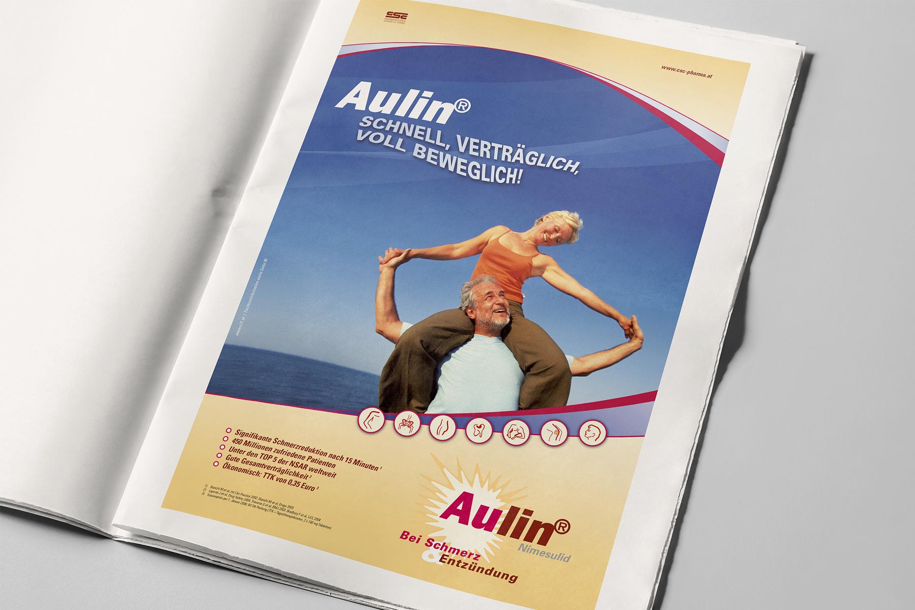 Fachanzeige für das Medikament Aulin