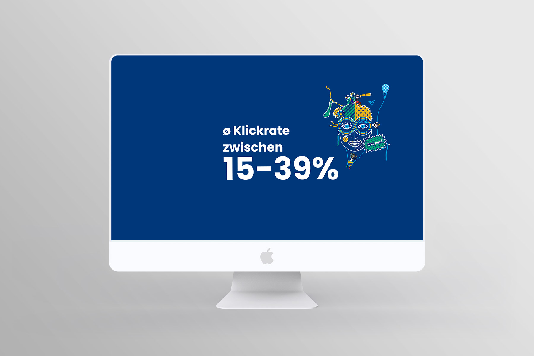 durchschnittliche Klickrate 15 - 39%