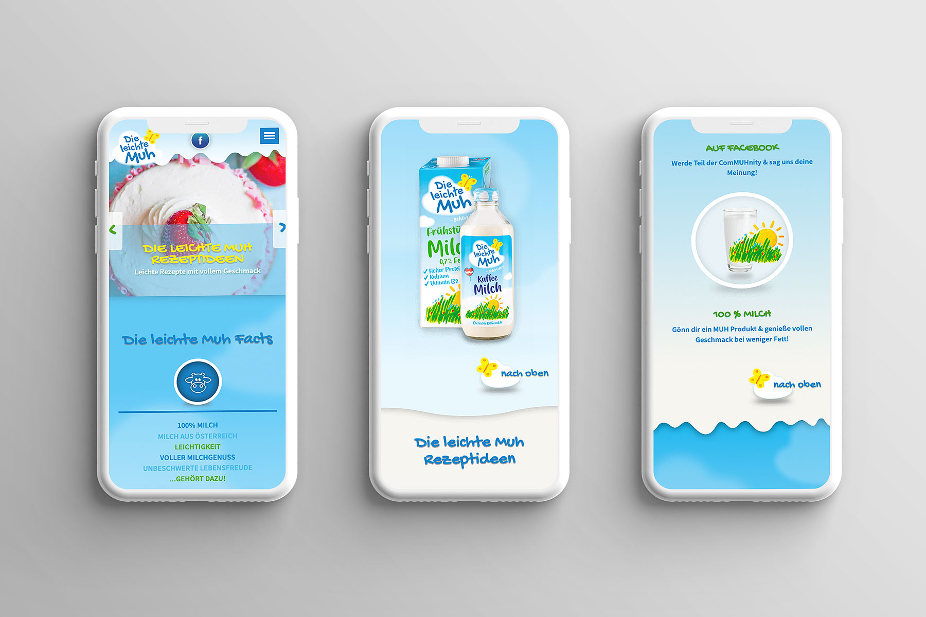 Smartphone Ansicht Startseite dieleichtemuh.at