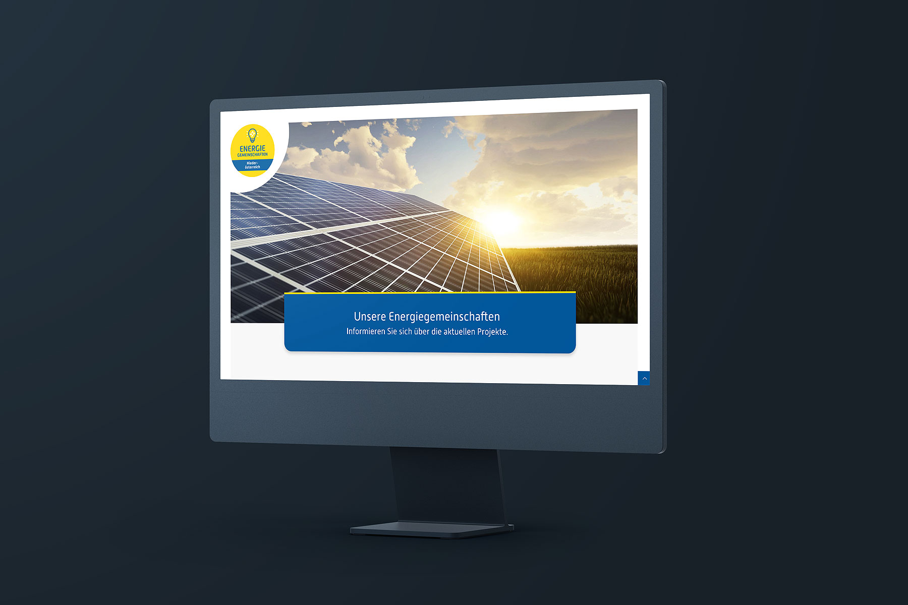 Übersichtsseite Energiegemeinschaften