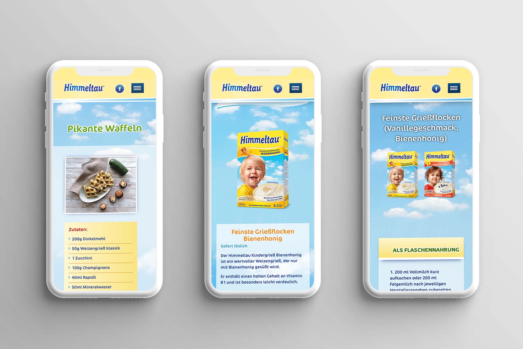 Montage Smartphone Ansichten himmeltau.at