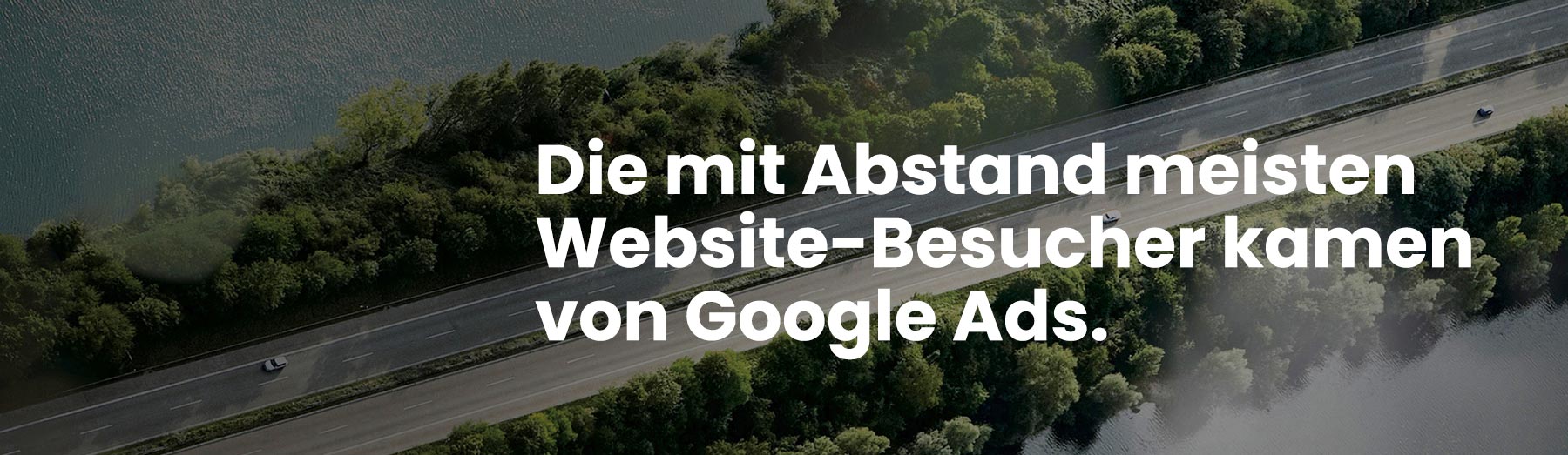 Die mit Abstand meisten Website-Besucher kamen von Google-Ads