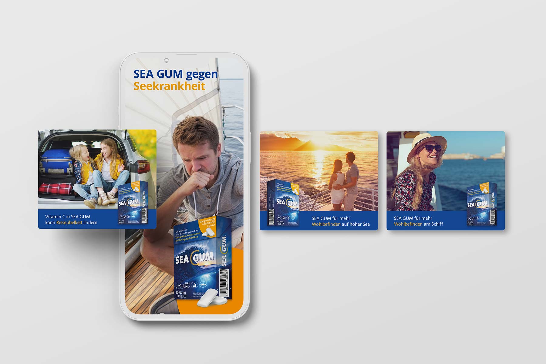 Montage Facebook Postings Sea Gum