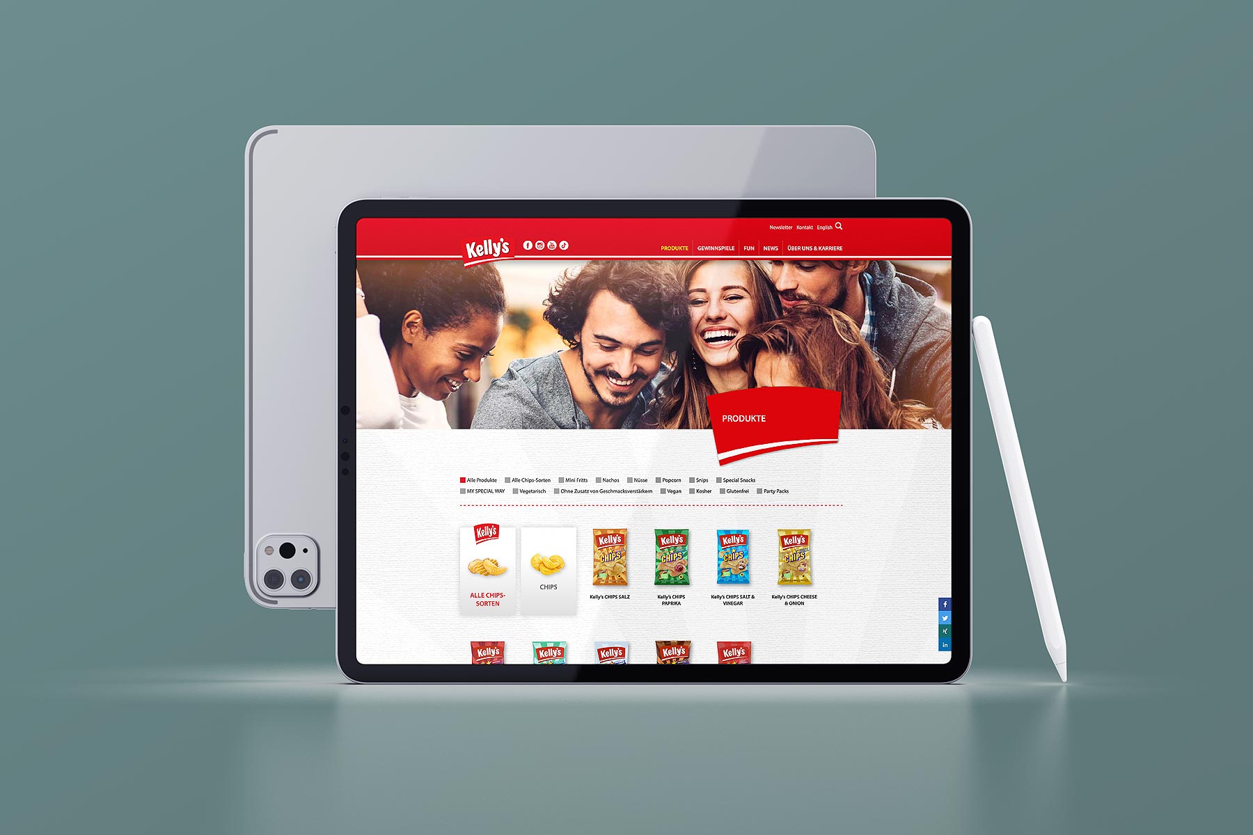 iPad Pro Ansicht Produktübersicht kellys.at