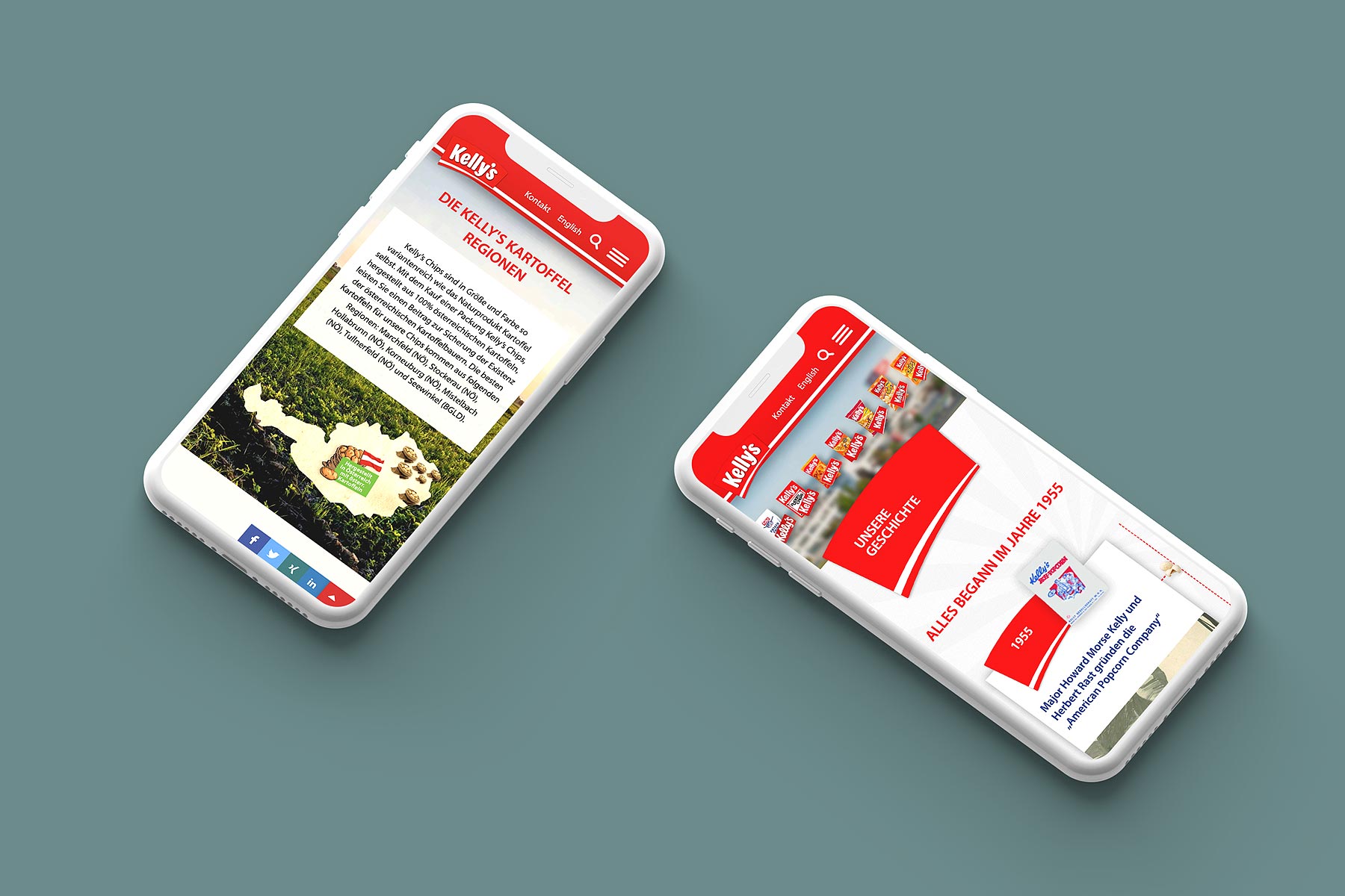 Smartphone Ansichten Innenseiten kellys.at