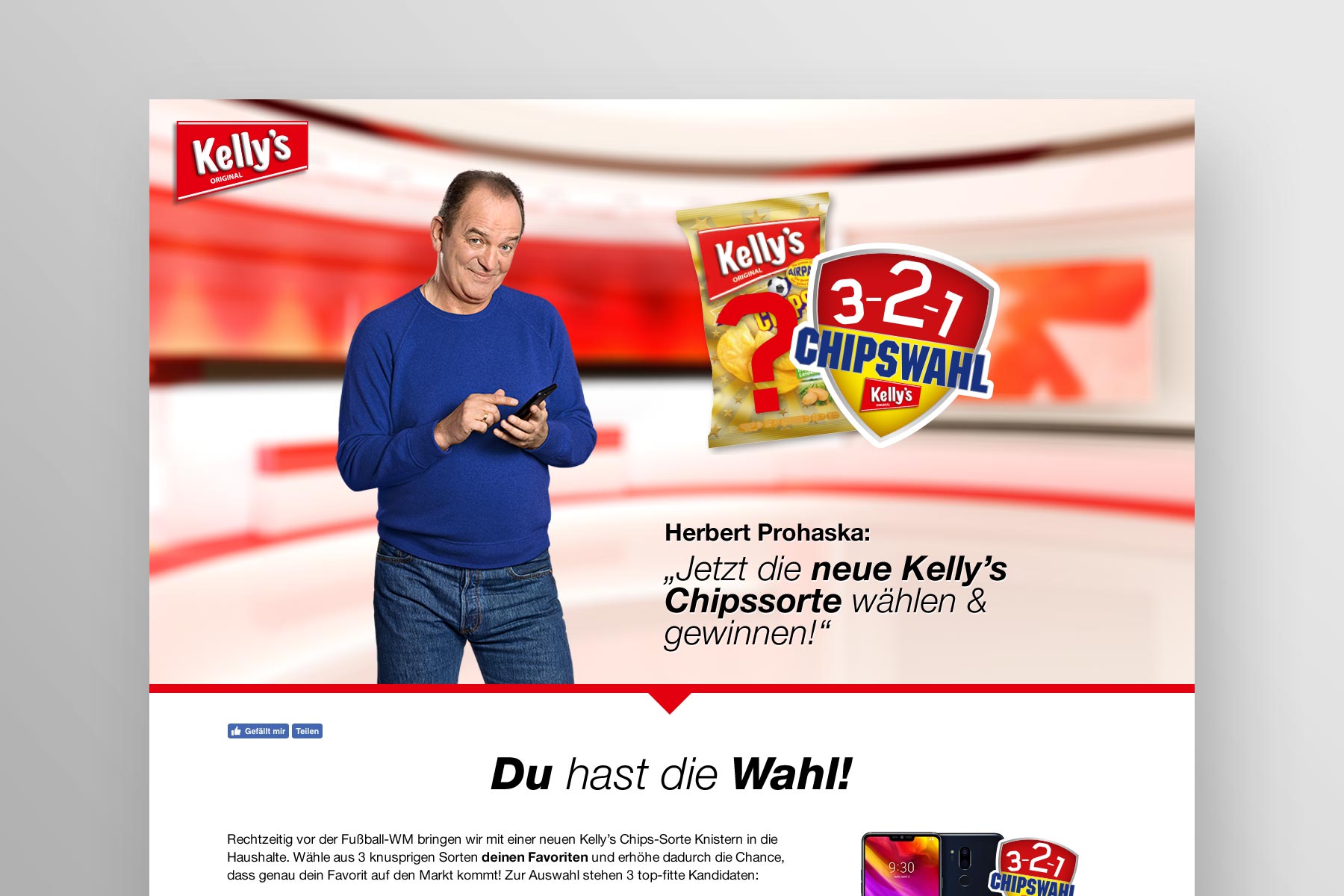 Screenshot Landingpage Chipswahl 2019 Teil 1
