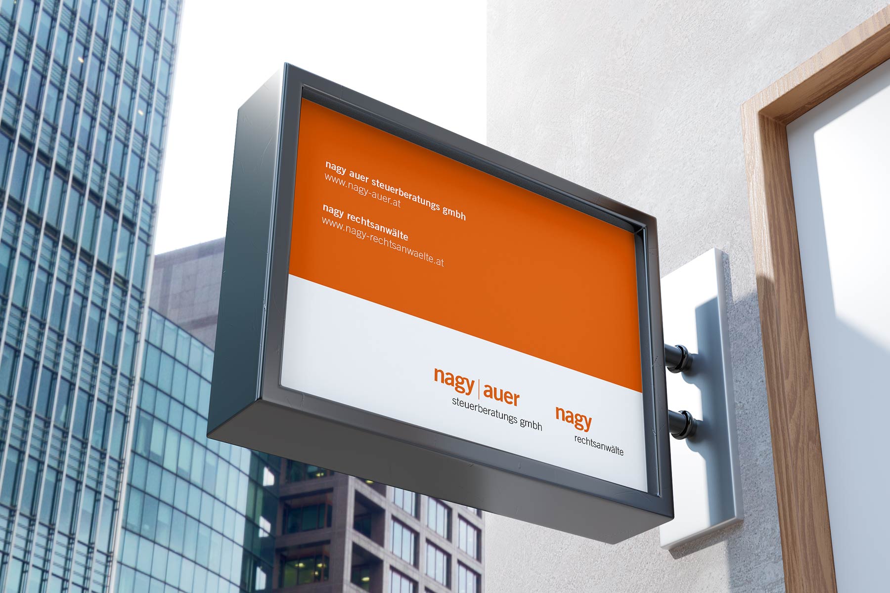 Firmenschild Nagy Rechsanwälte