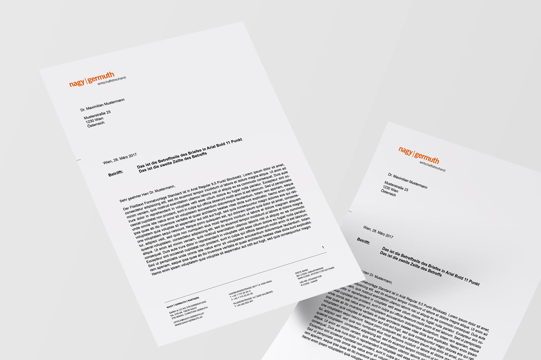 Briefpapier Nagy Rechsanwälte