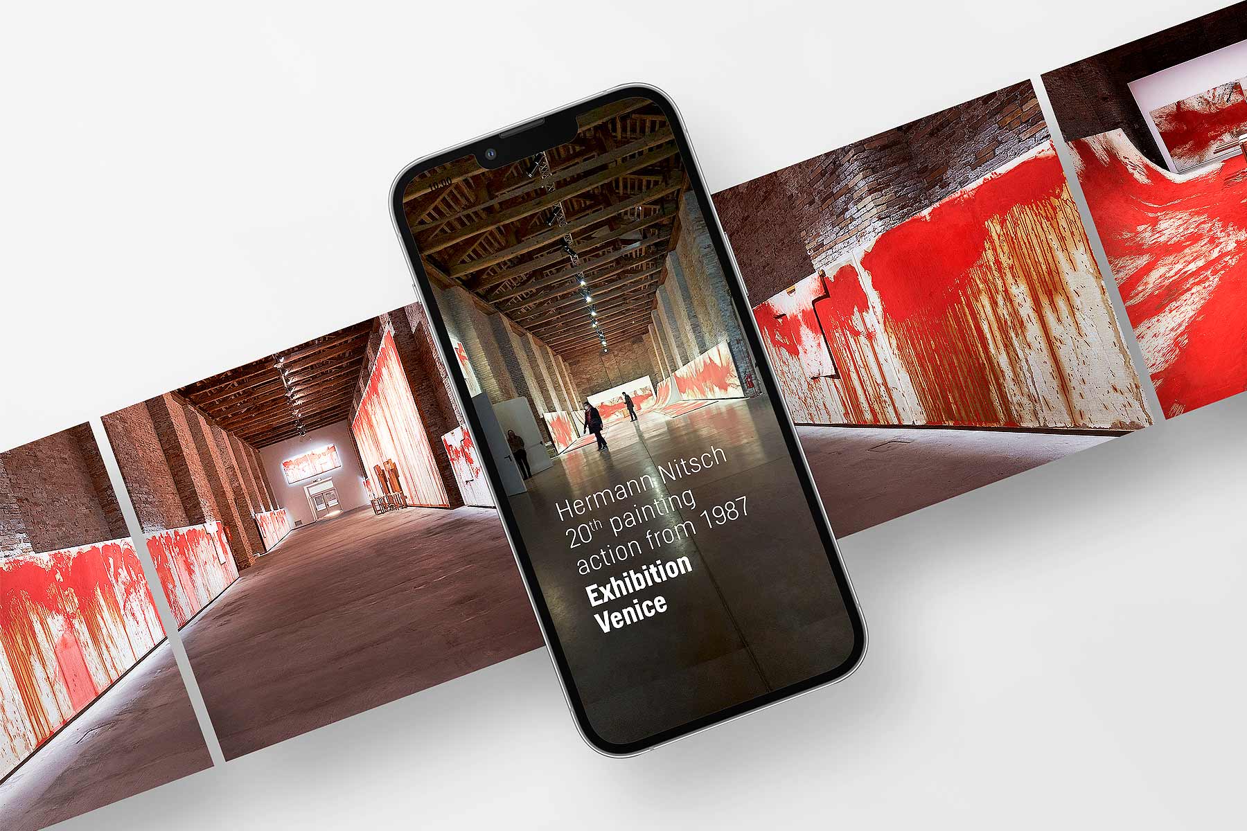 Montage Instagram Postings Ausstellung