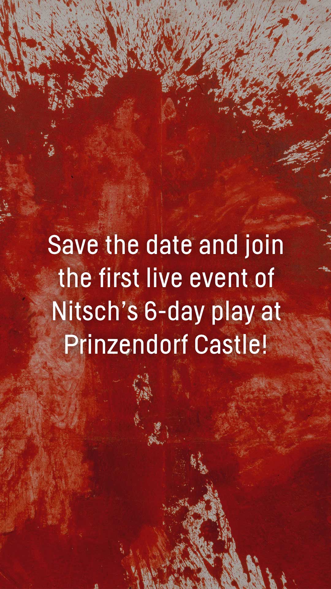 Facebook & Instagram Reel Save the date Nitsch 6-Tage Spiel