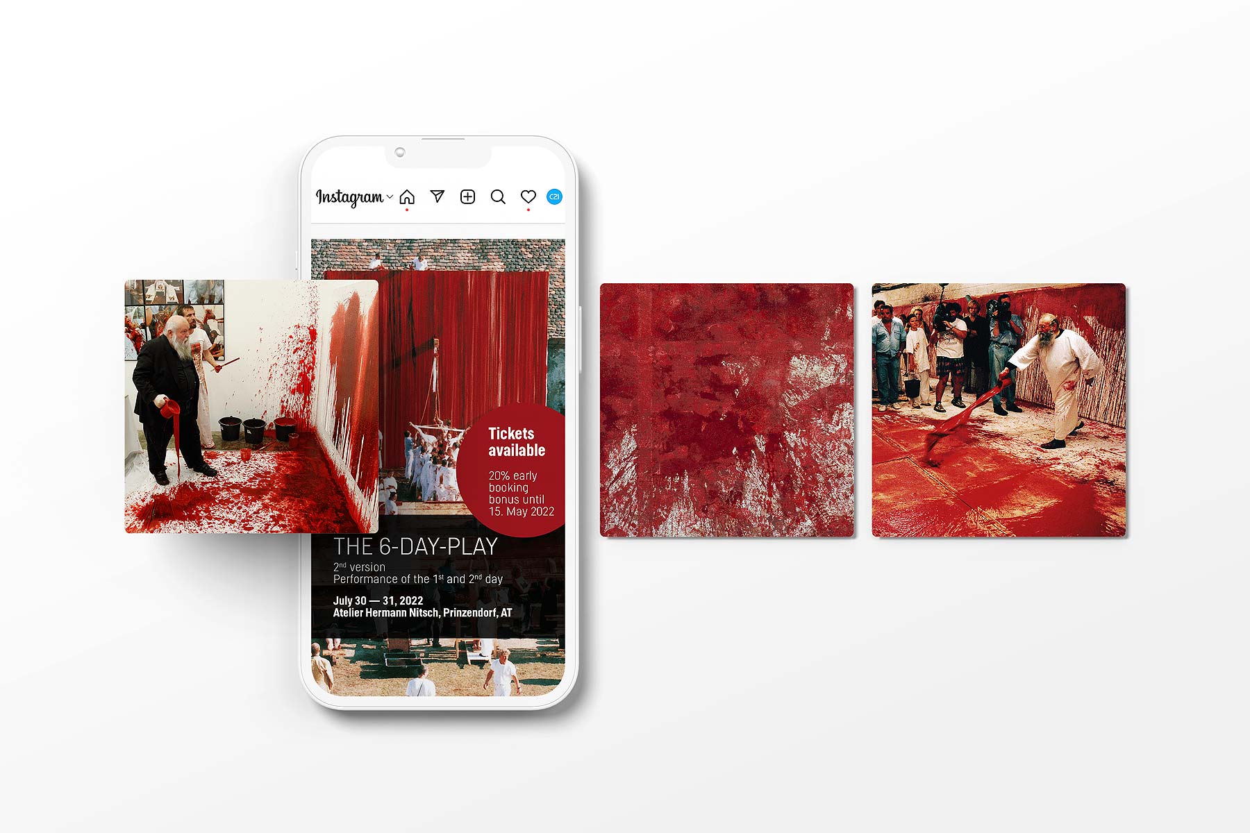 Smartphone Ansicht Postings
