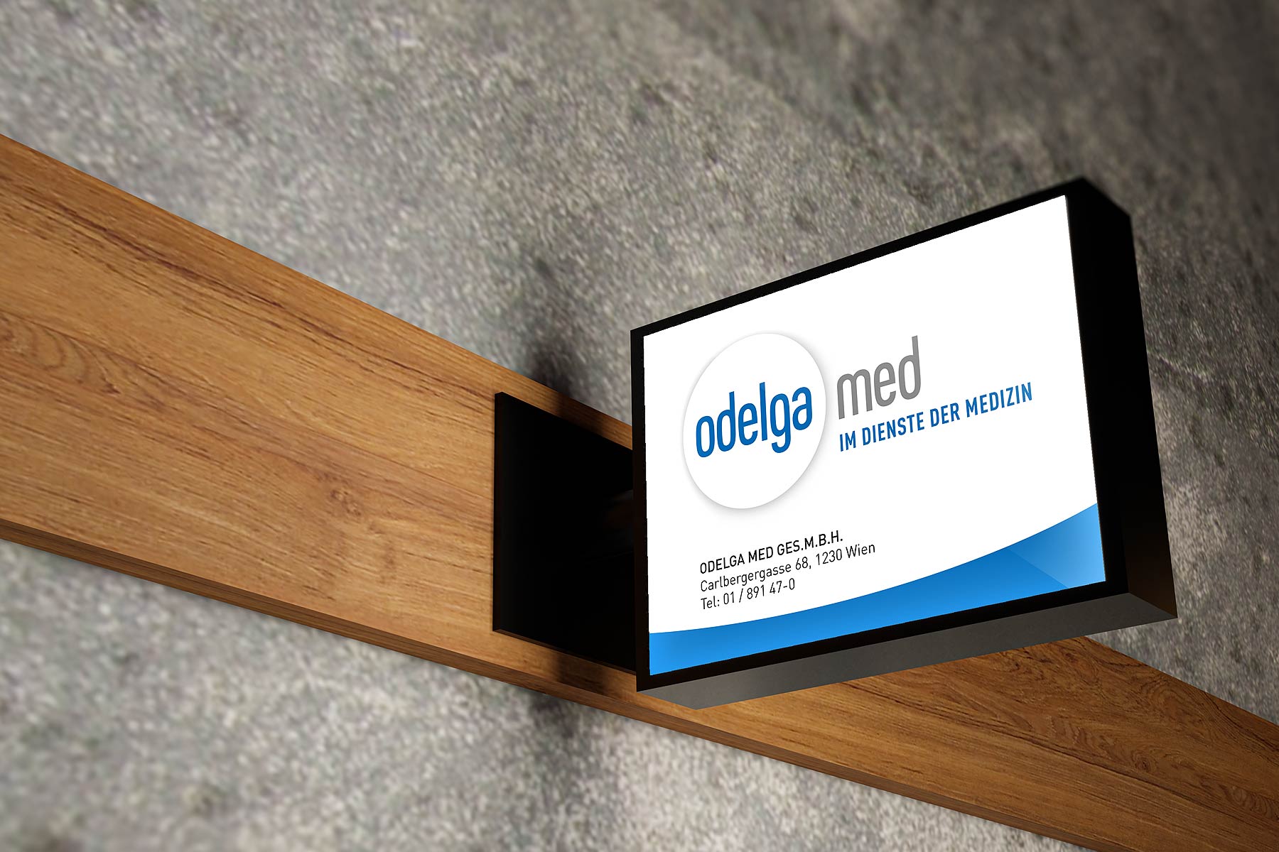 Türschild odelga-med