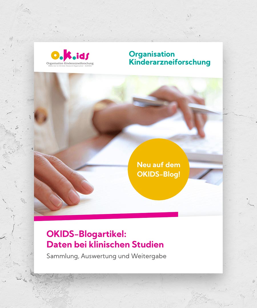 Beispiel Posting: Okids-Blogartikel: Daten bei klinische Studien