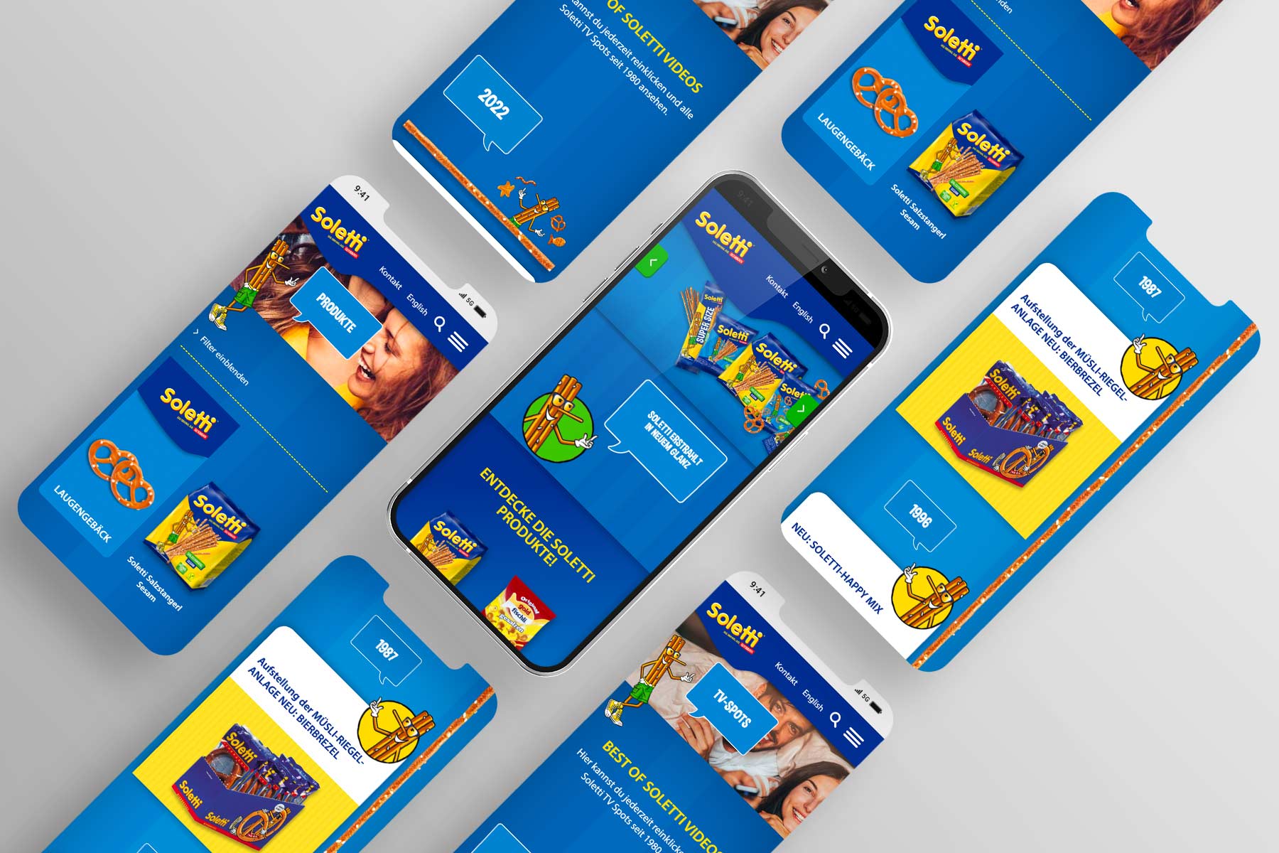 Montage Smartphone Ansichten soletti.at