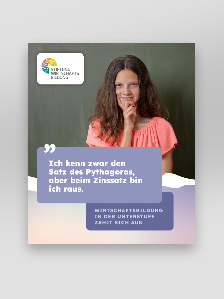 Beispiel Posting: Ich kenn zwar den Satz des Pythagoras, aber beim Zinssatz bin ich raus.
