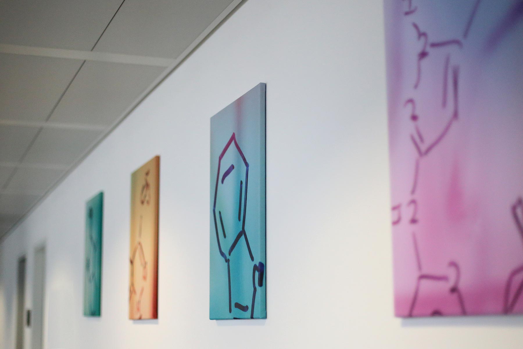 Foto Bilder Piktogramme im Vertex Büro