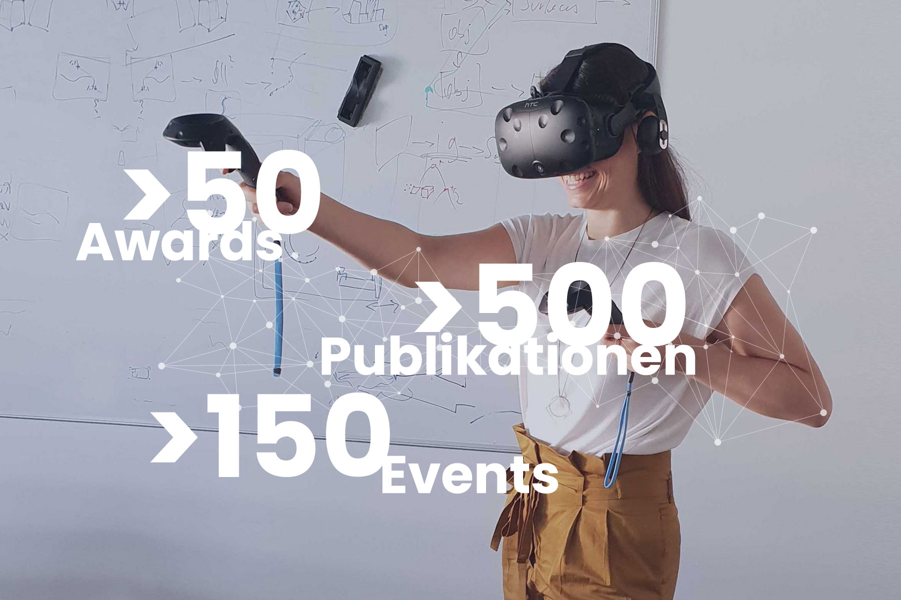 > 50 Awards, > 500 Publikationen, > 150 Events
