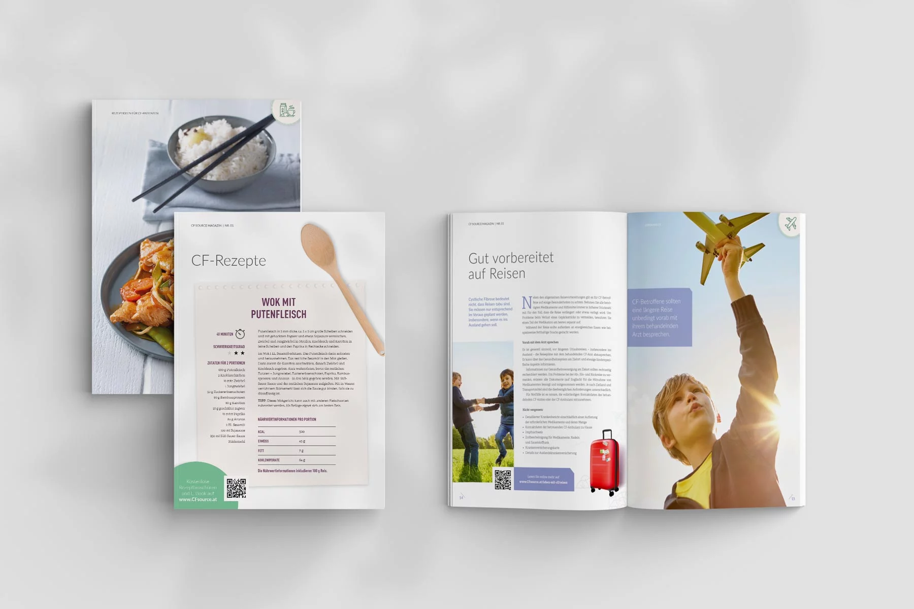 Beispiel Innenseite Rezept und Artikel mit großem Bild rechts