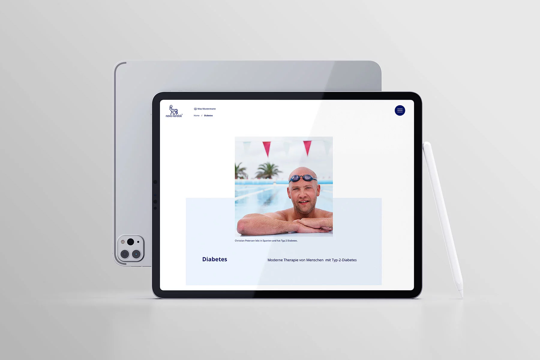 Screendesign  Novo Nordisk