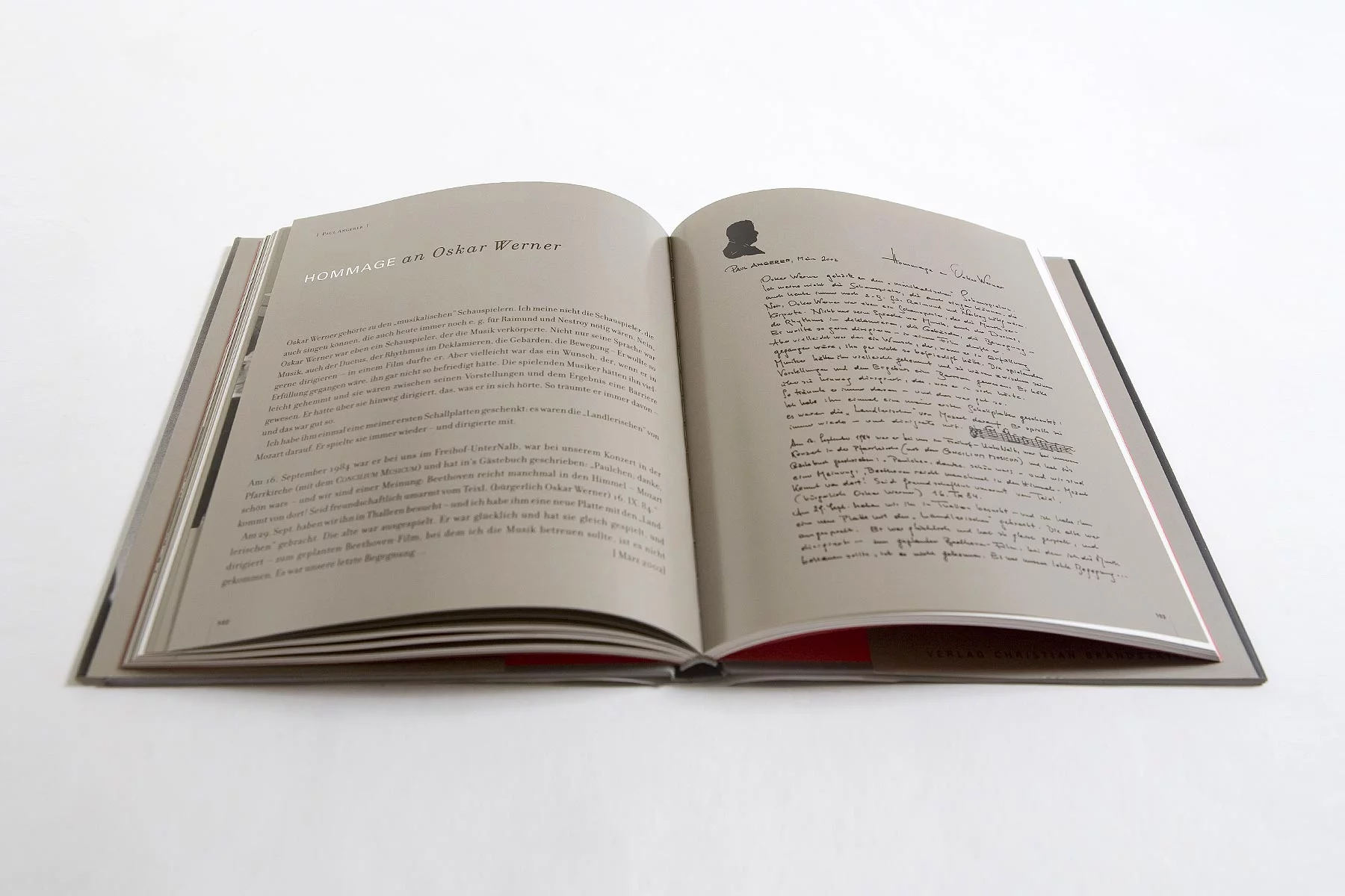 Innenseite des Buchs