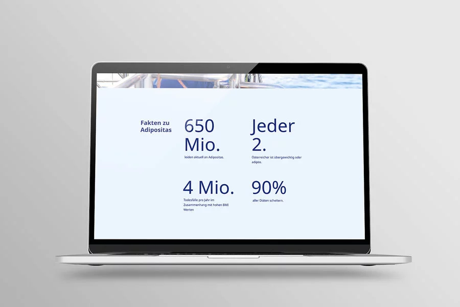 Fakten Adipositas Screendesign Novo Nordisk