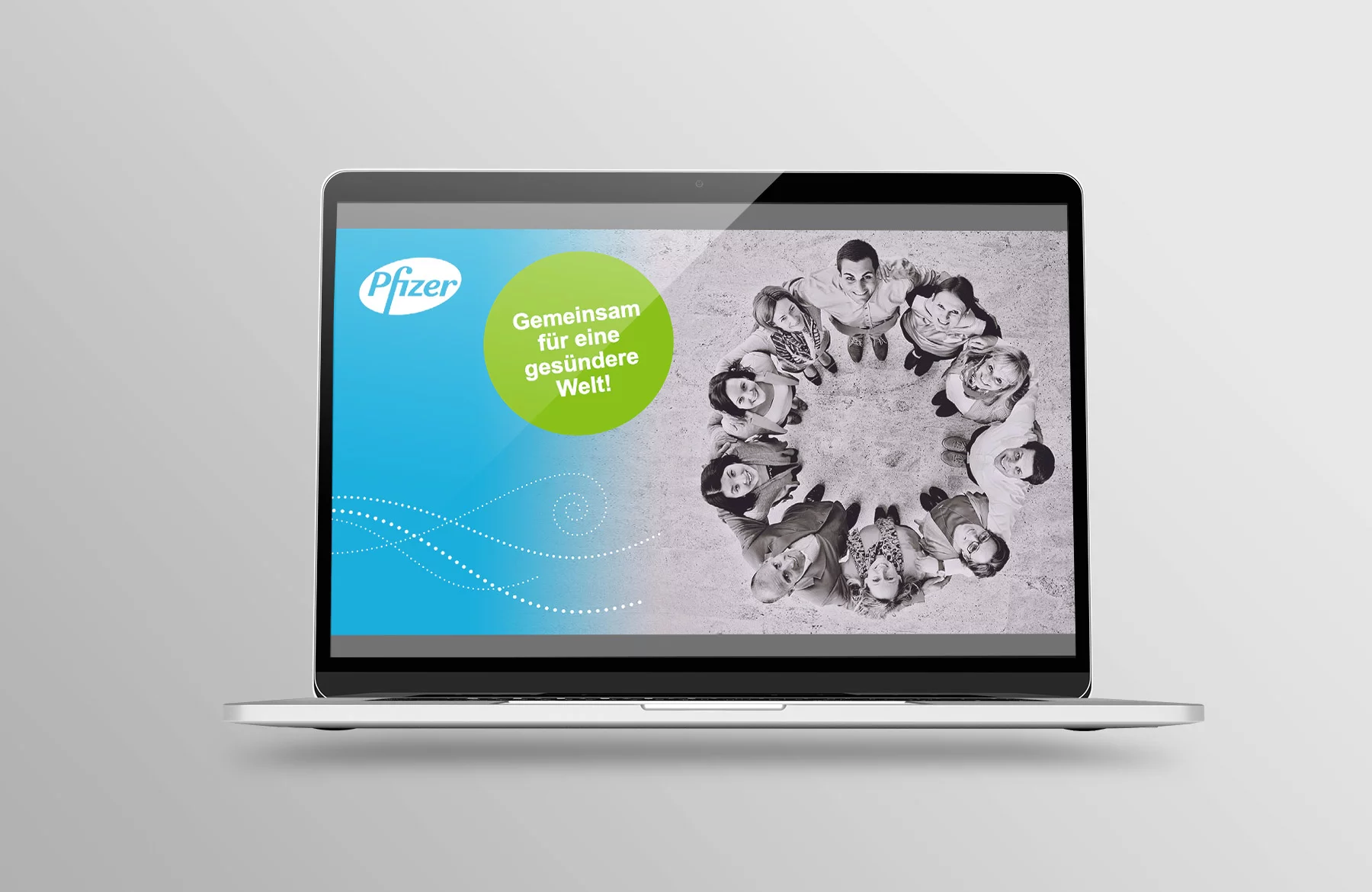 Präsentationsdesign Pfizer 2017 Trennfolie 2