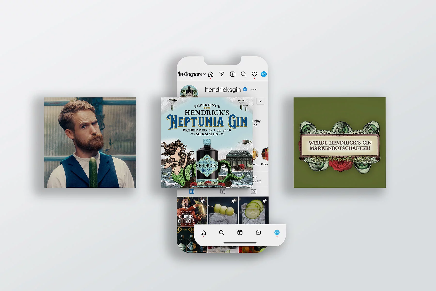 Montage Instagram Postingbilder