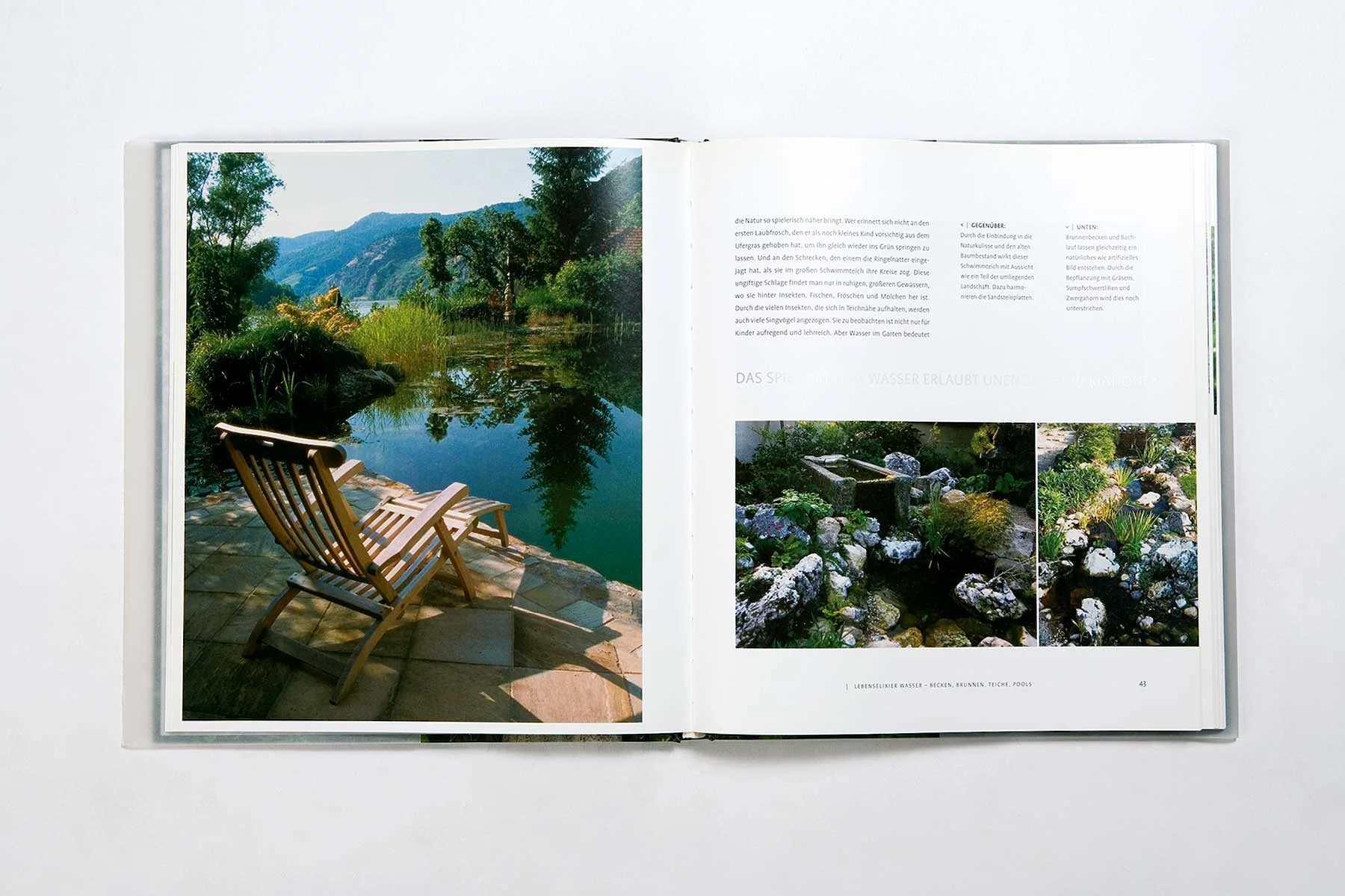 Innenseite des Buchs