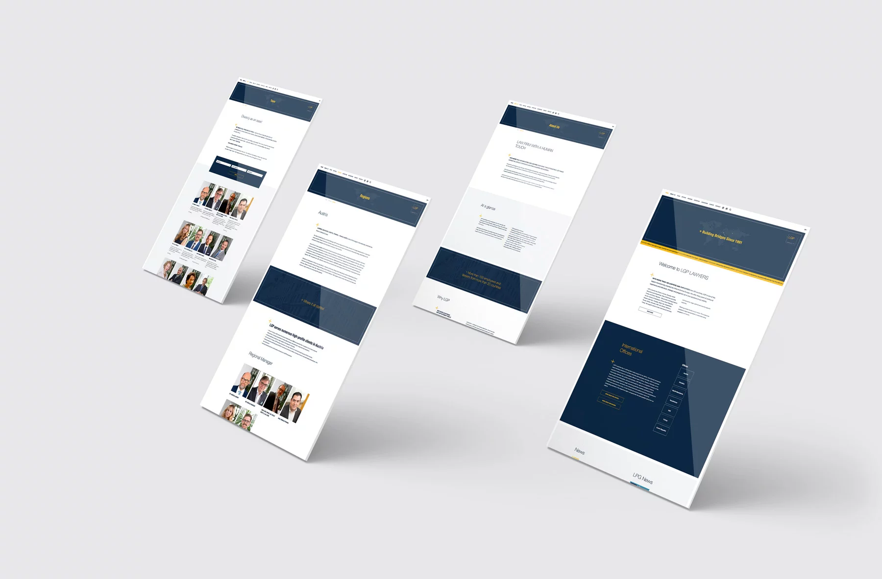 Montage Screenshots Innenseiten lansky.at