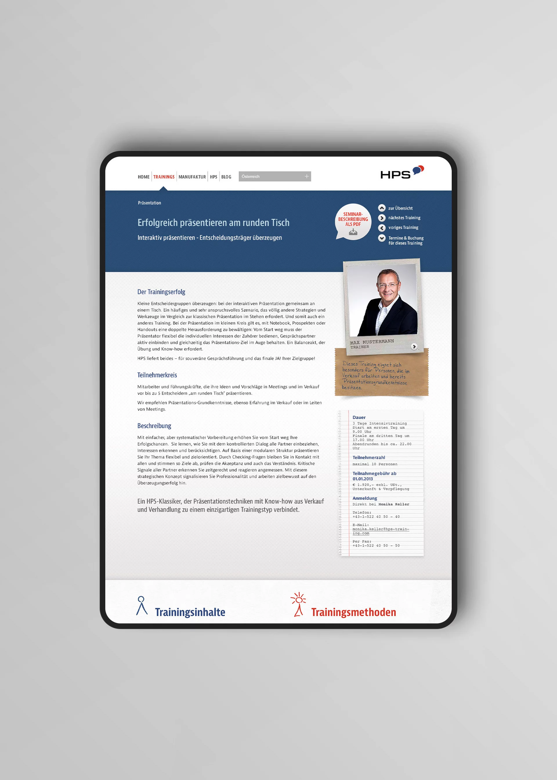 iPad Pro Ansicht Training hps-training.com (2013)