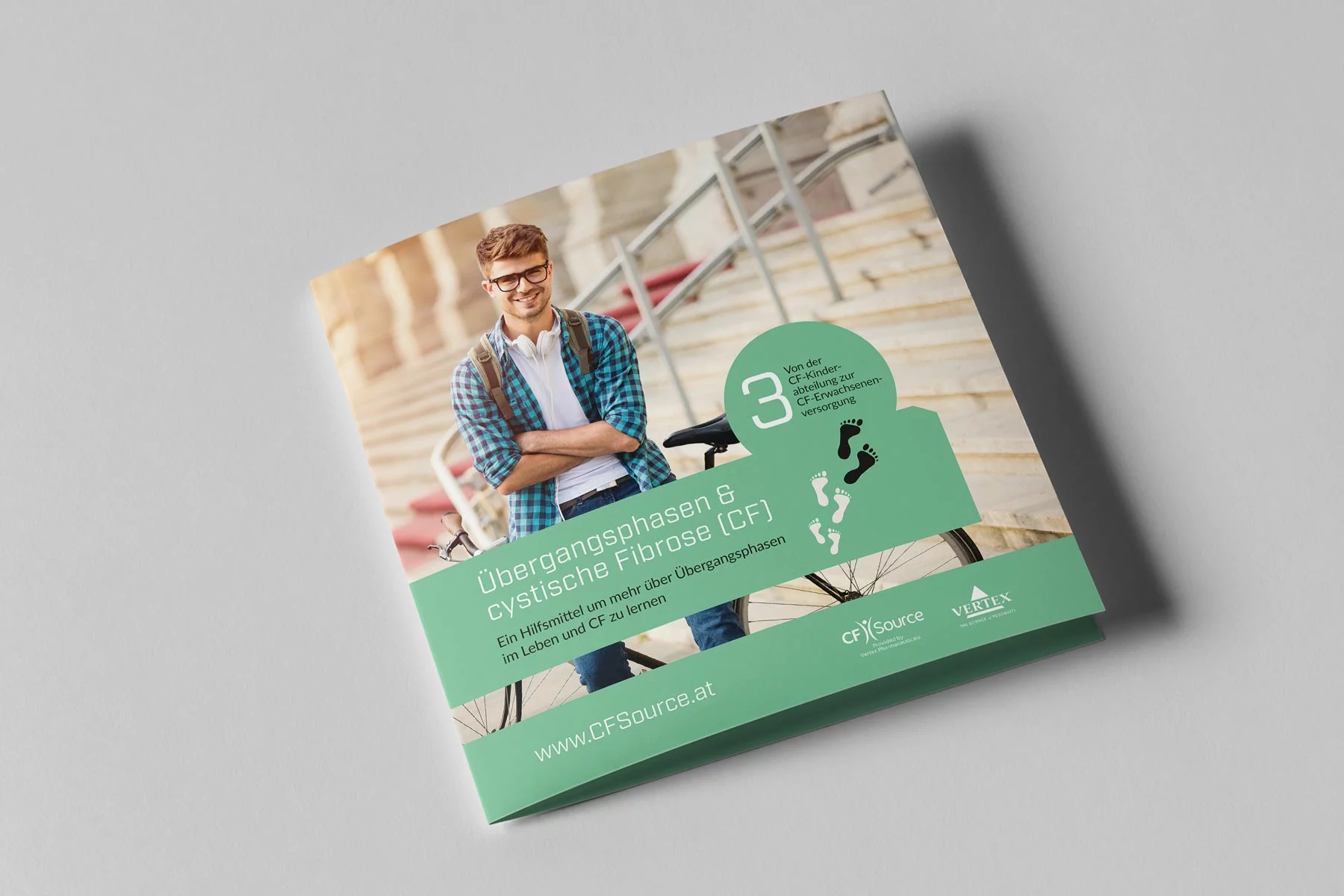 Cover Folder 3: Von der CF-Kinderabteilung zur CF-Erwachenenversorgung