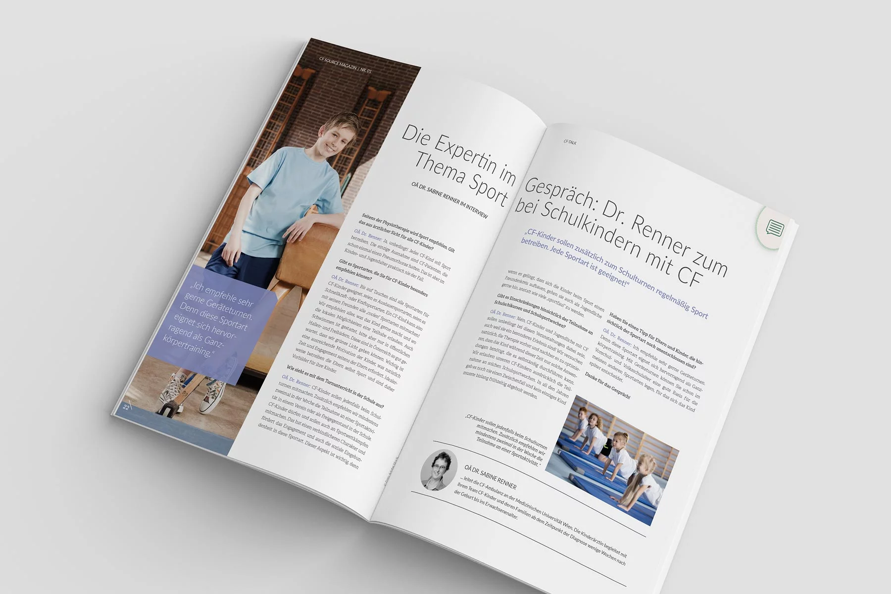 Beispiel doppelseitiger Artikel