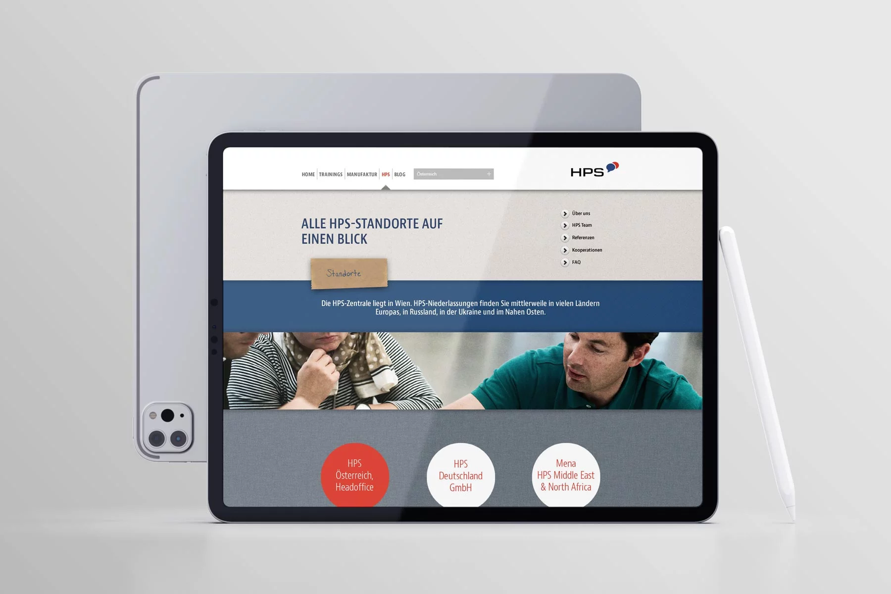 iPad pro Ansicht Innenseite Standorte hps-training.com (2013)