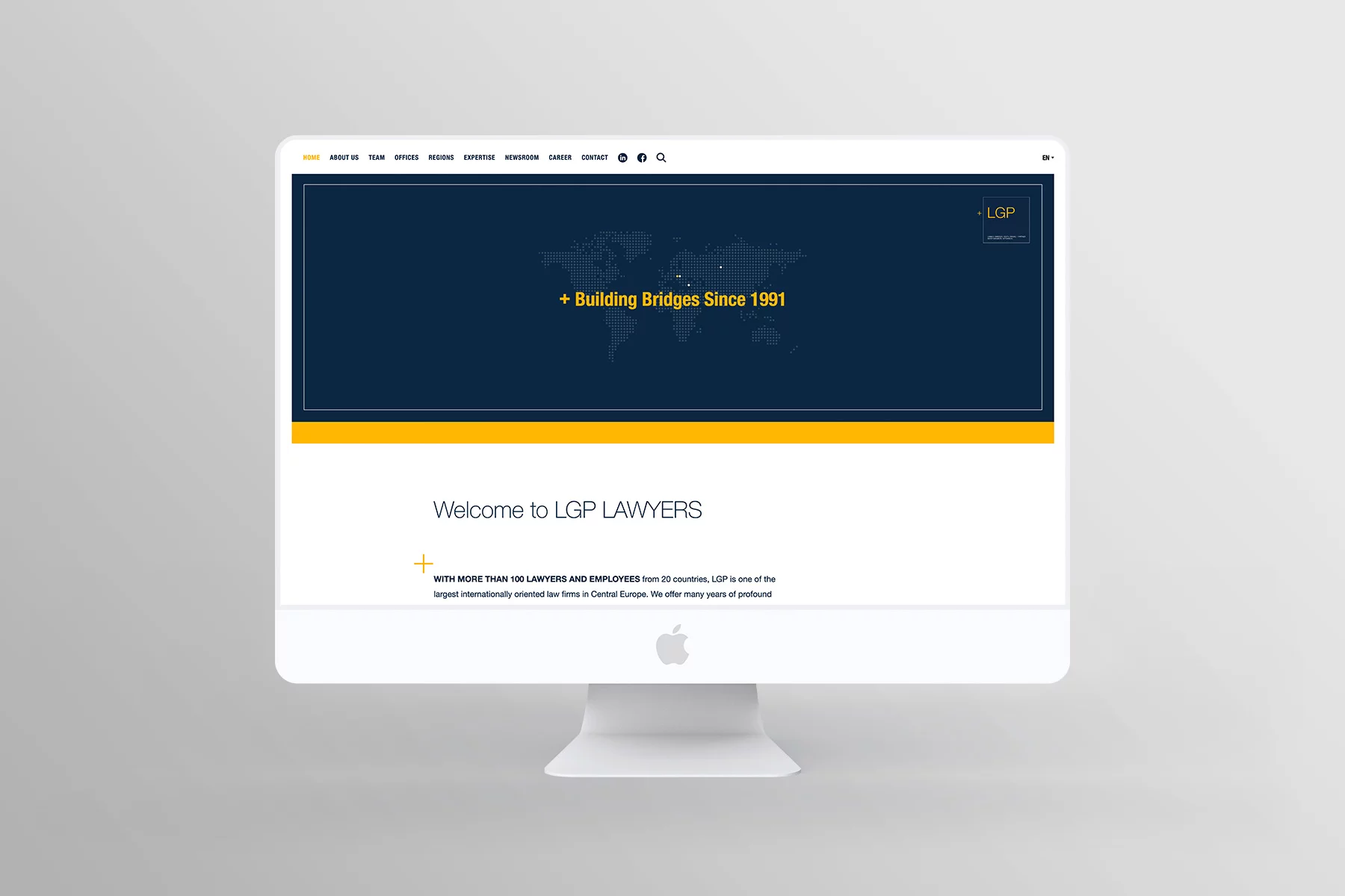 Desktop Ansicht Startseite lansky.at