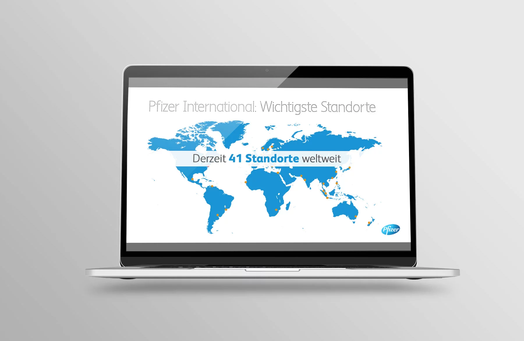 Unternehmenspräsentation Pfizer Austria Folie Standorte