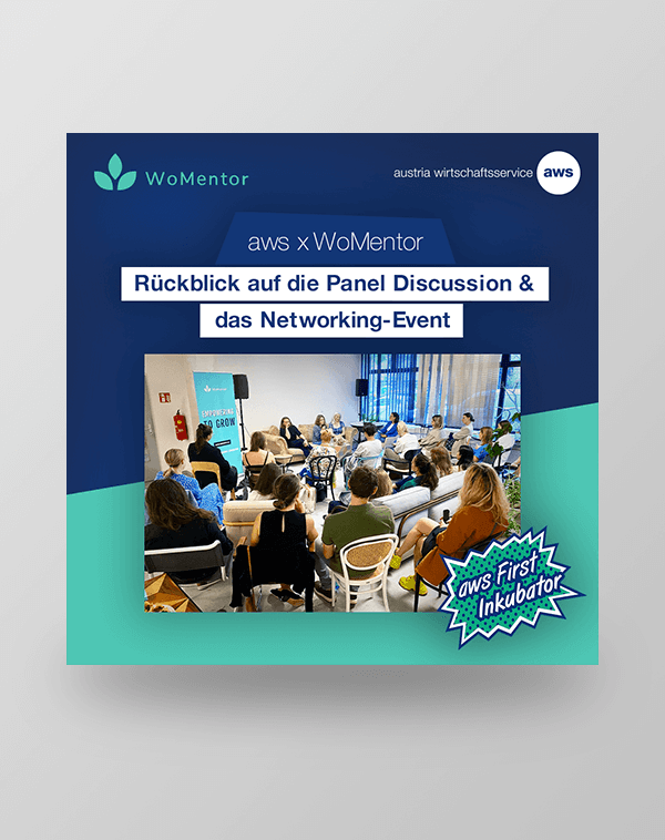 Beispiel Posting Rückblick auf die Panel Diskussion & das Networking Event